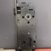 Anti-theft door lock, red bronze color, large door lock panel, handle, double door handle panel, entrance door, double-opening handle lock Specification image